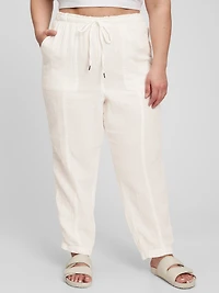 Crinkle Gauze High Rise Pull-On Pants