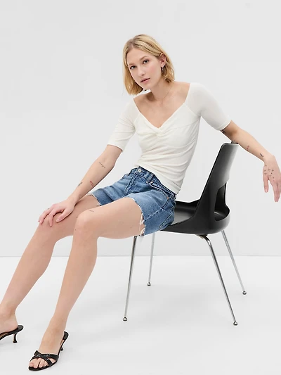 Mini Rib Sweetheart T-Shirt