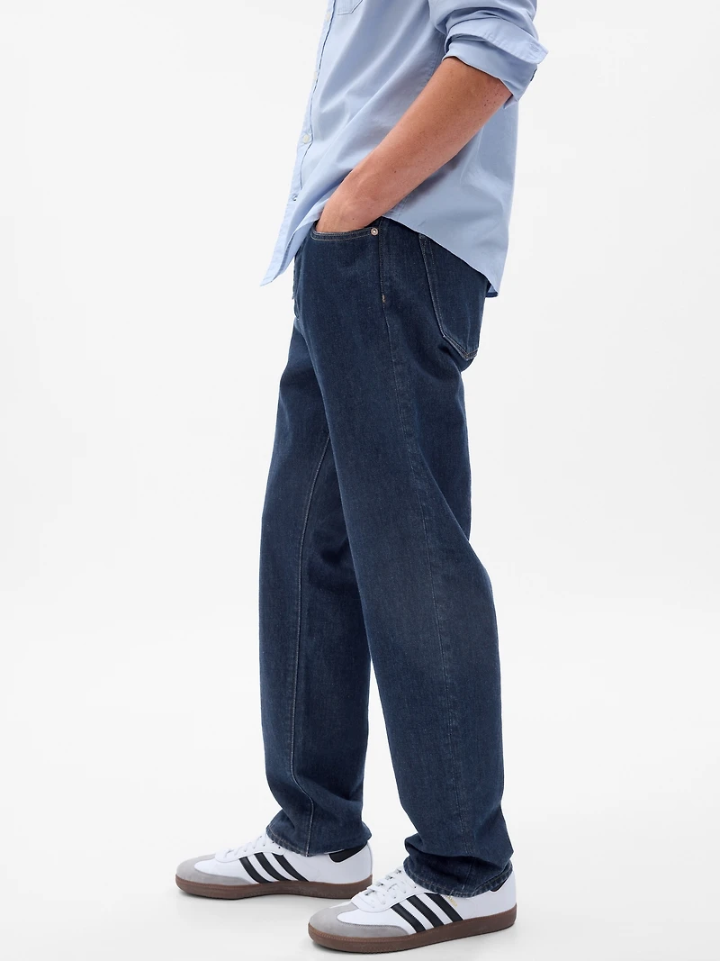 Organic Cotton Button Fly '90s Original Straight Fit Jeans