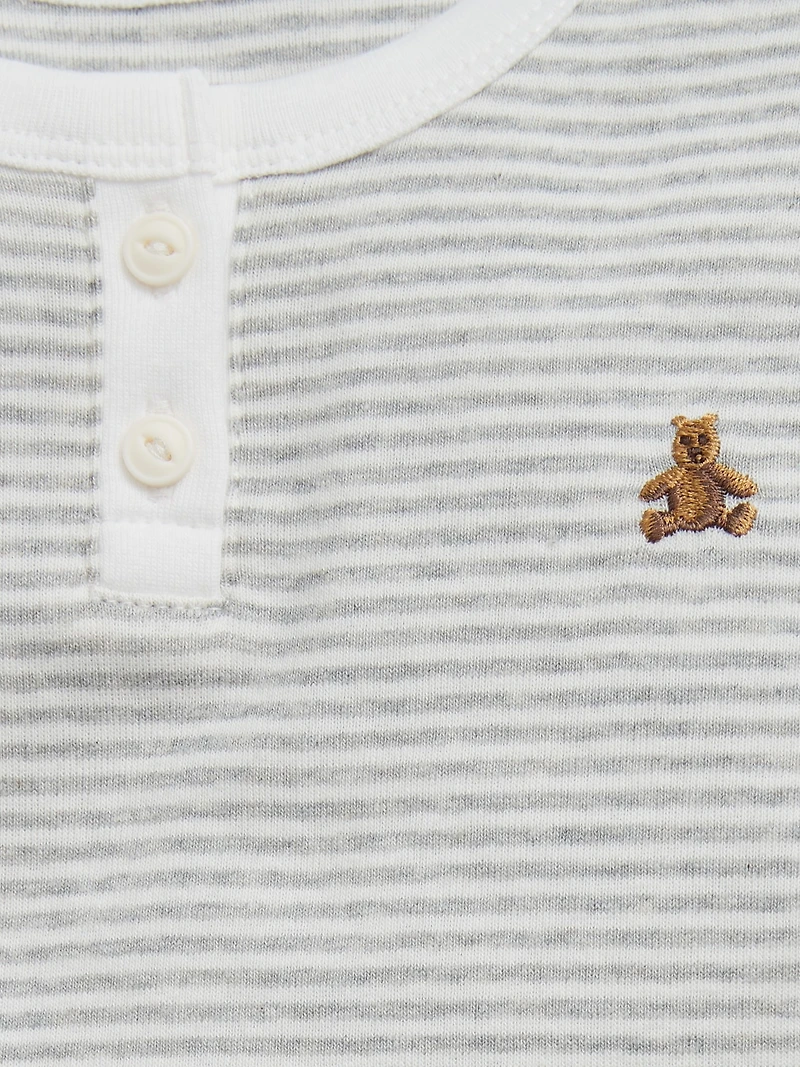 Pyjama henley en coton biologique pour Bébé et Tout-petit