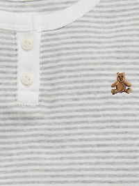 Pyjama henley en coton biologique pour Bébé et Tout-petit
