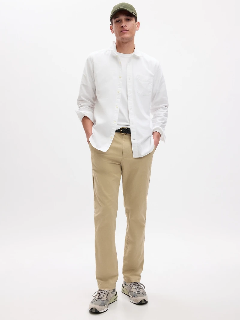 Modern Straight Khakis