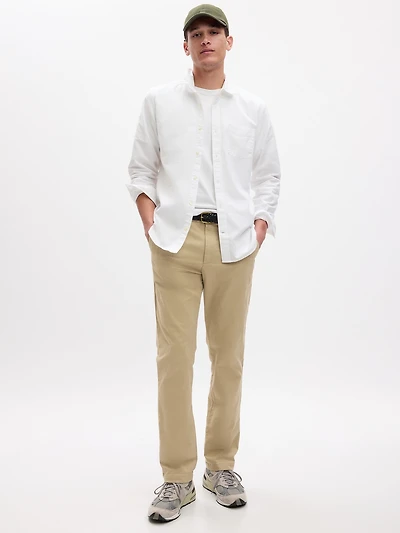 Modern Straight Khakis