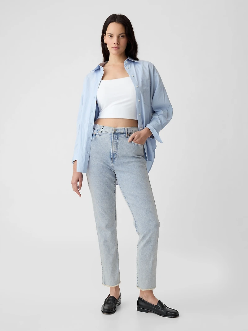 High Rise Vintage Slim Jeans
