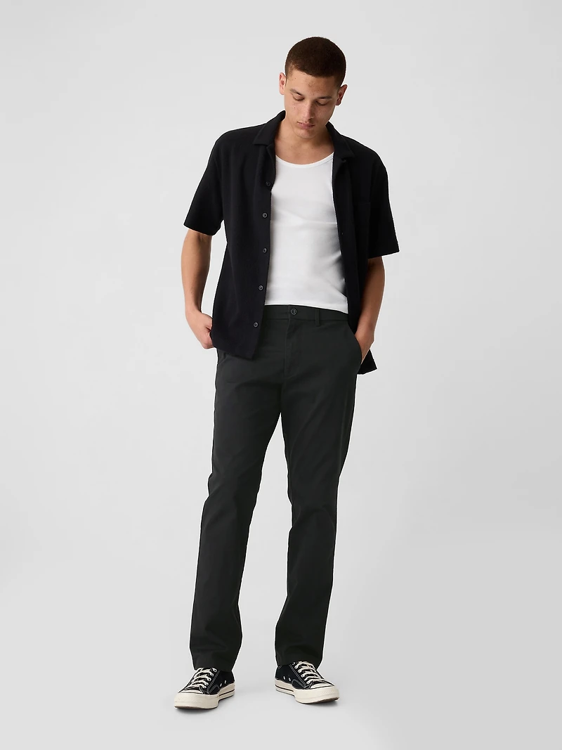 Modern Straight Khakis