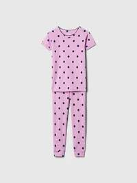 Baby & Toddler Organic Cotton Polka Dot PJ Set