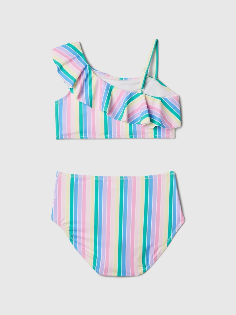 Kids Asymmetric Two-Piece Swimsuit