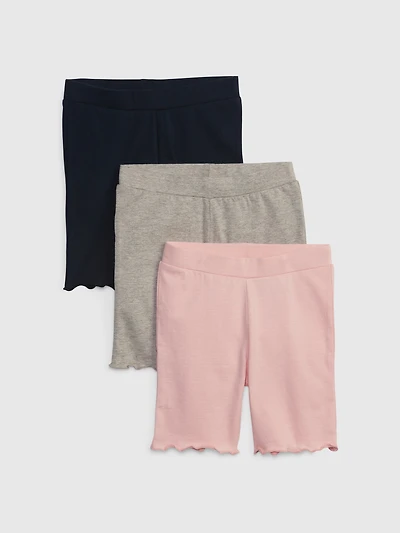 Toddler Mix & Match Lettuce Hem Bike Shorts