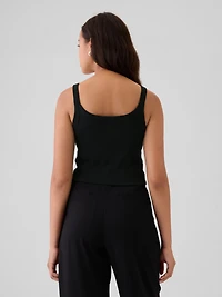 Modern Rib Cropped Tank Top