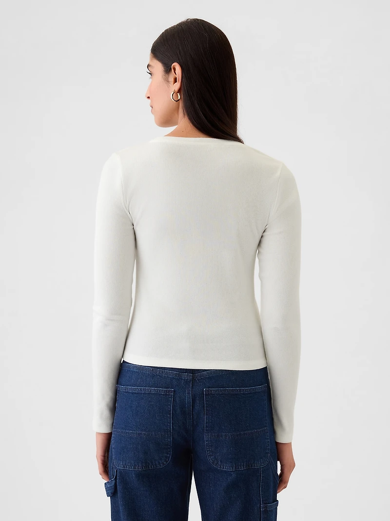 Modern Rib Crop T-Shirt