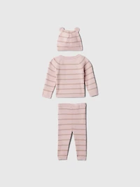 Baby Wrap Sweater Outfit Set