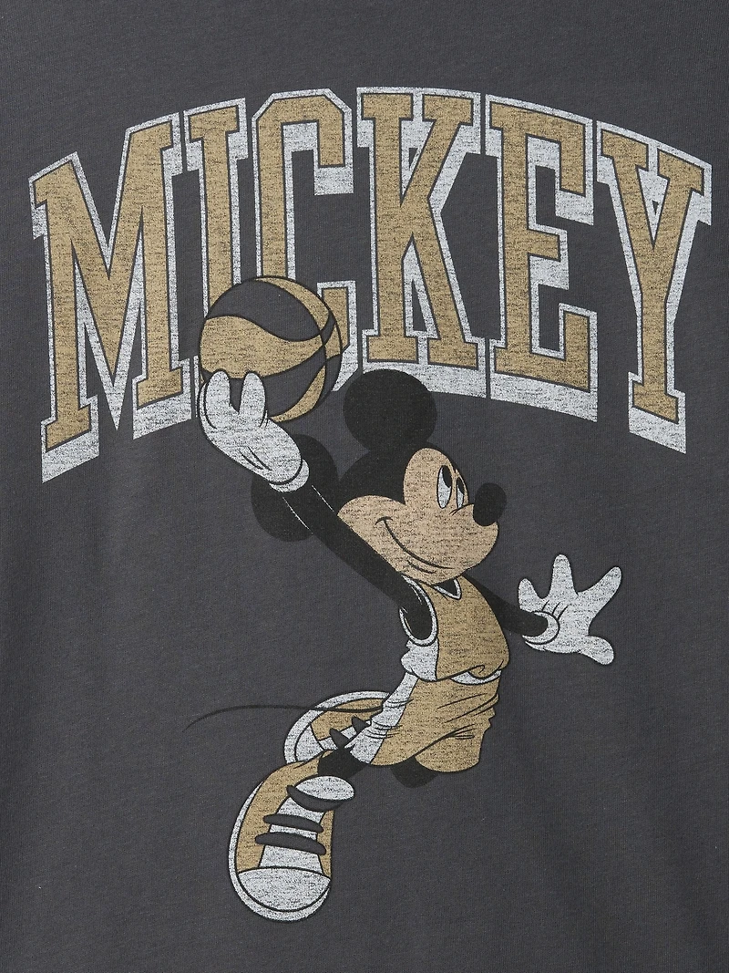 Gap × Kids Mickey Mouse Distressed Graphic T-Shirt