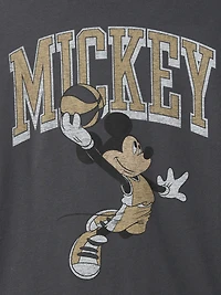 Gap × Kids Mickey Mouse Distressed Graphic T-Shirt