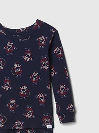 Pyjama à motif des Fêtes en coton biologique babyGap
