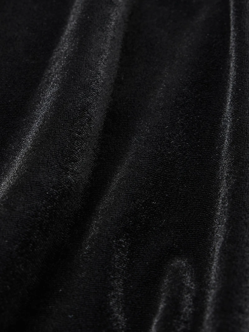 Strapless Velvet Mini Dress