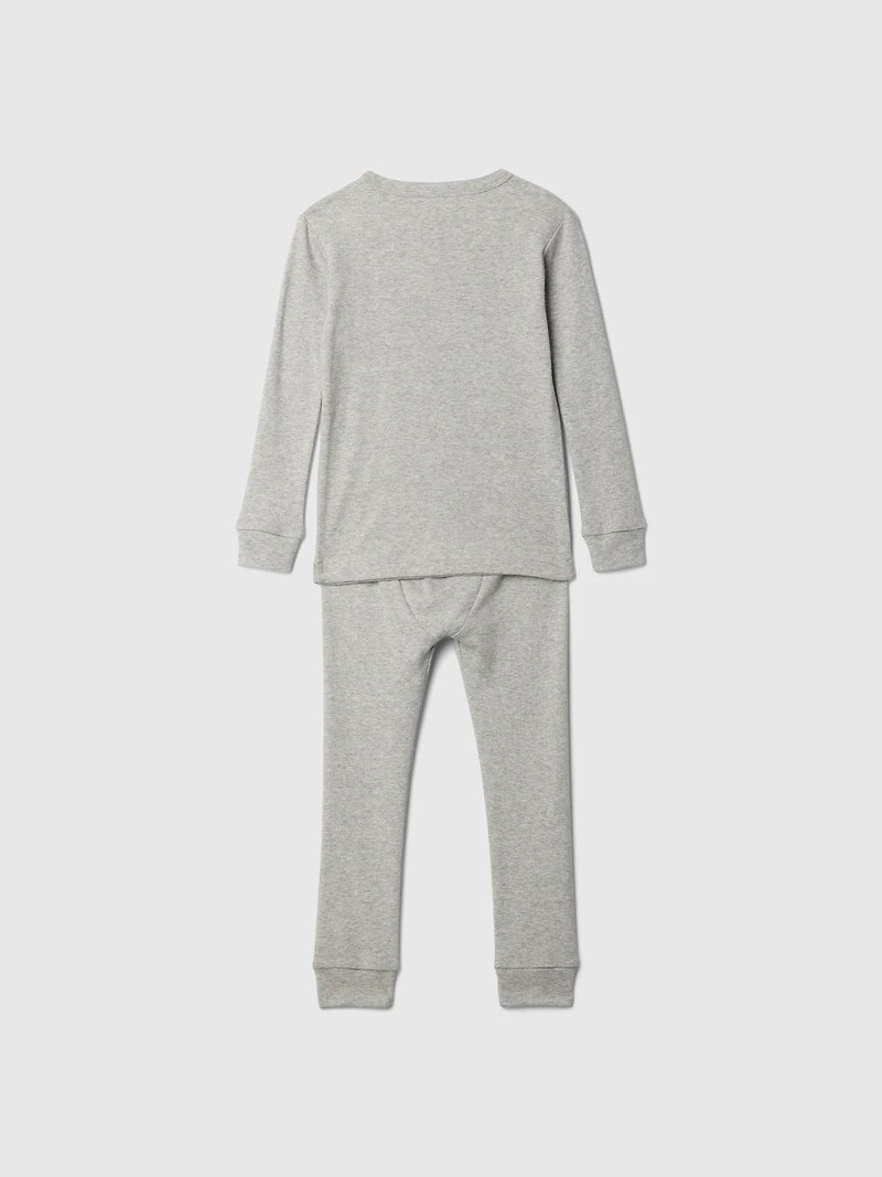 Pyjama en coton biologique brossé pour Bébé et Tout-petit