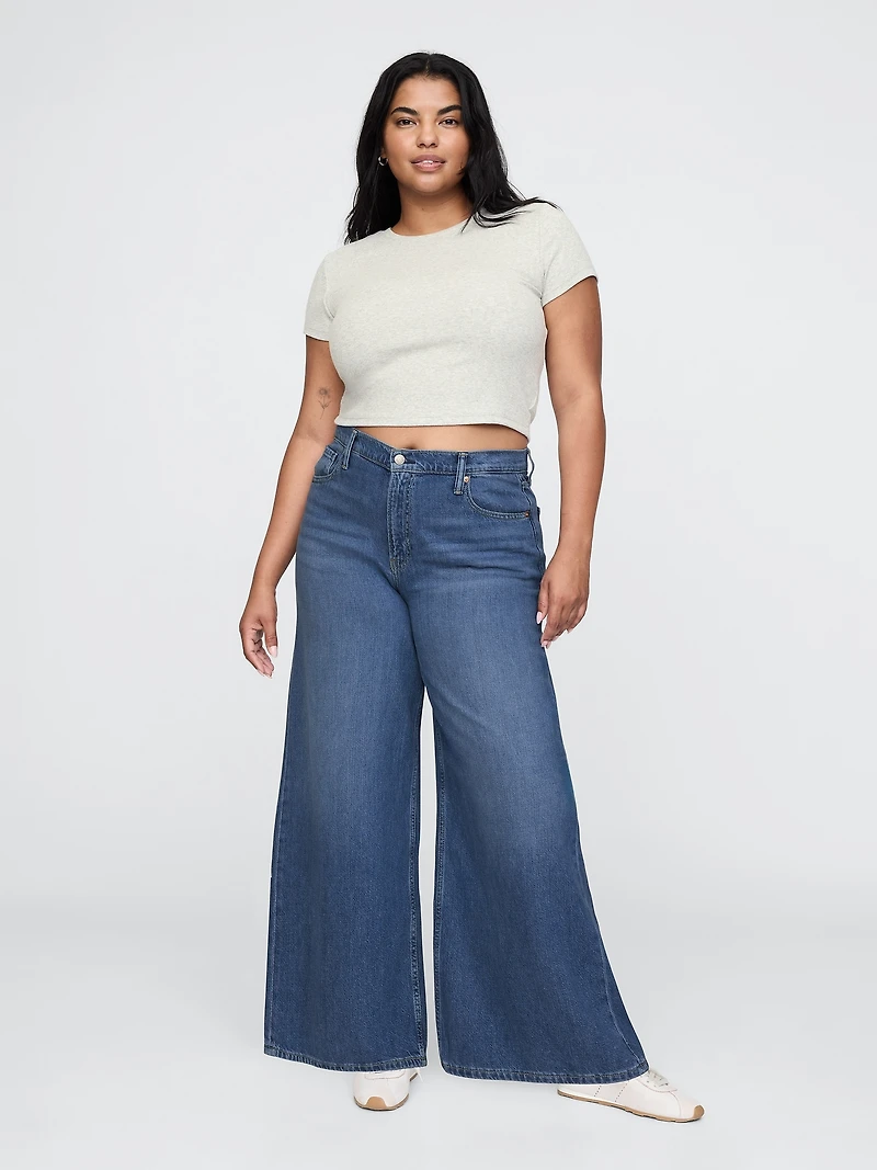 Mid Rise UltraSoft Baggy Jeans