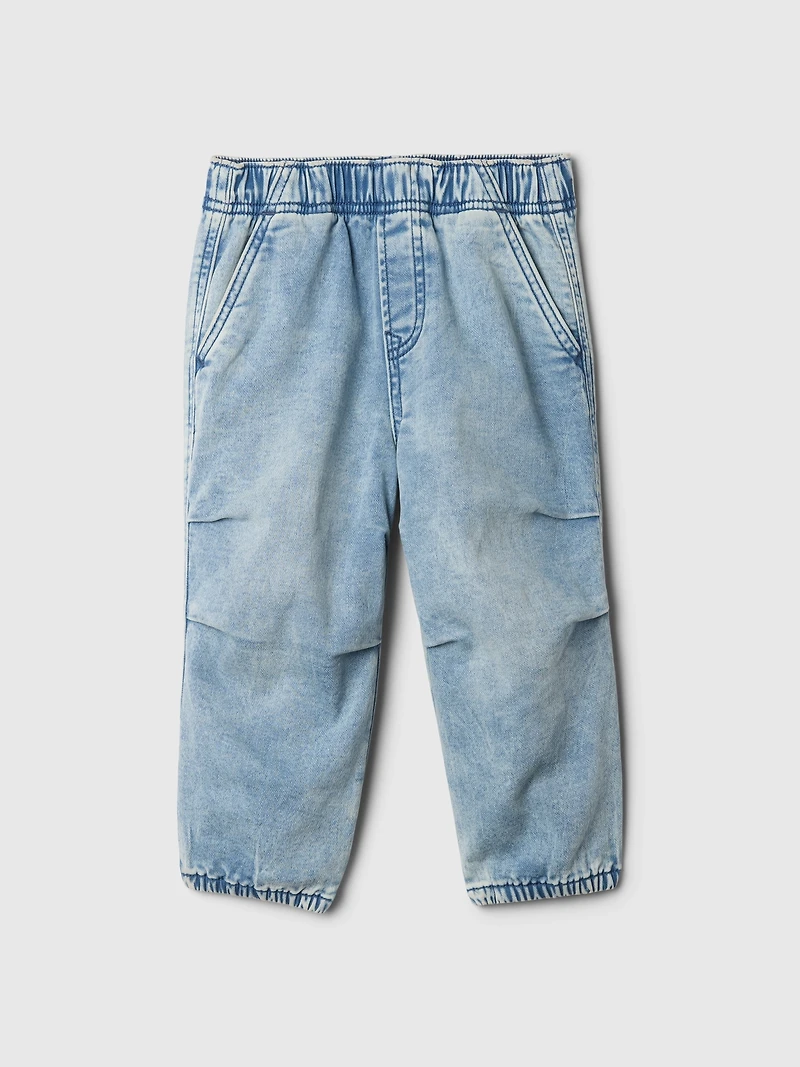 Pantalon parachute en denim ultra-confo pour Bébé et Tout-petit