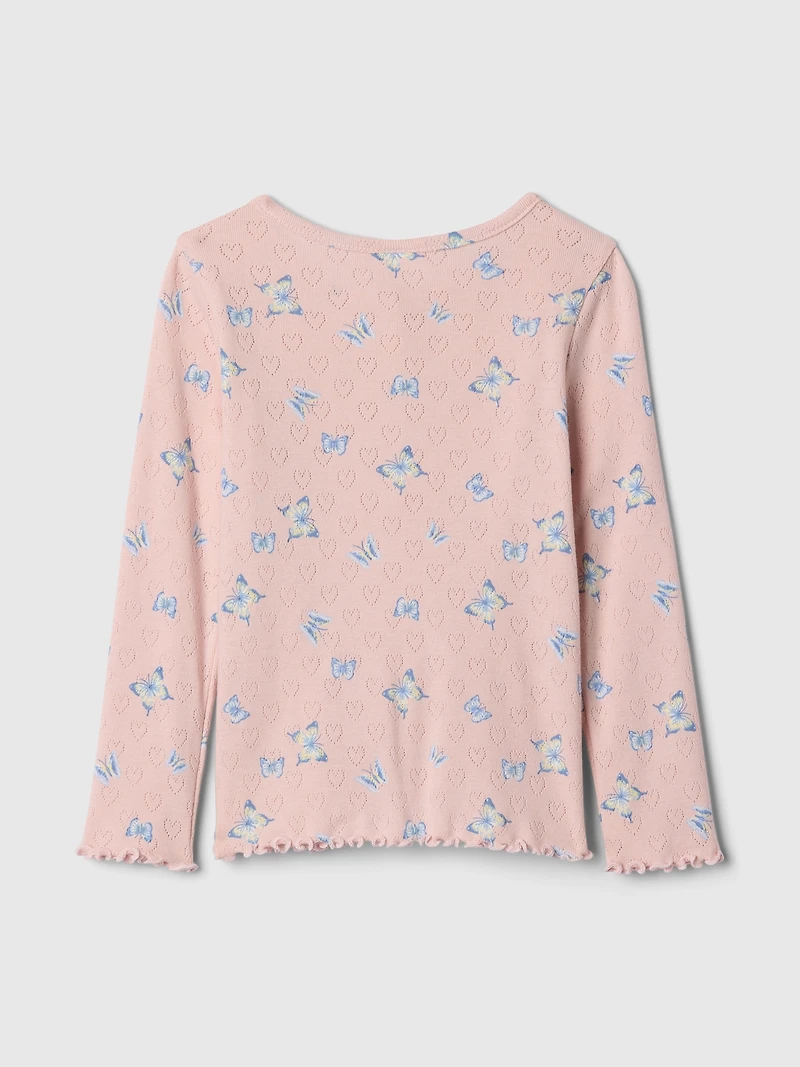 Baby & Toddler  Pointelle Henley Shirt