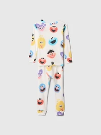 Pyjama en coton biologique brossé Sesame Street pour Bébé et Tout-petit