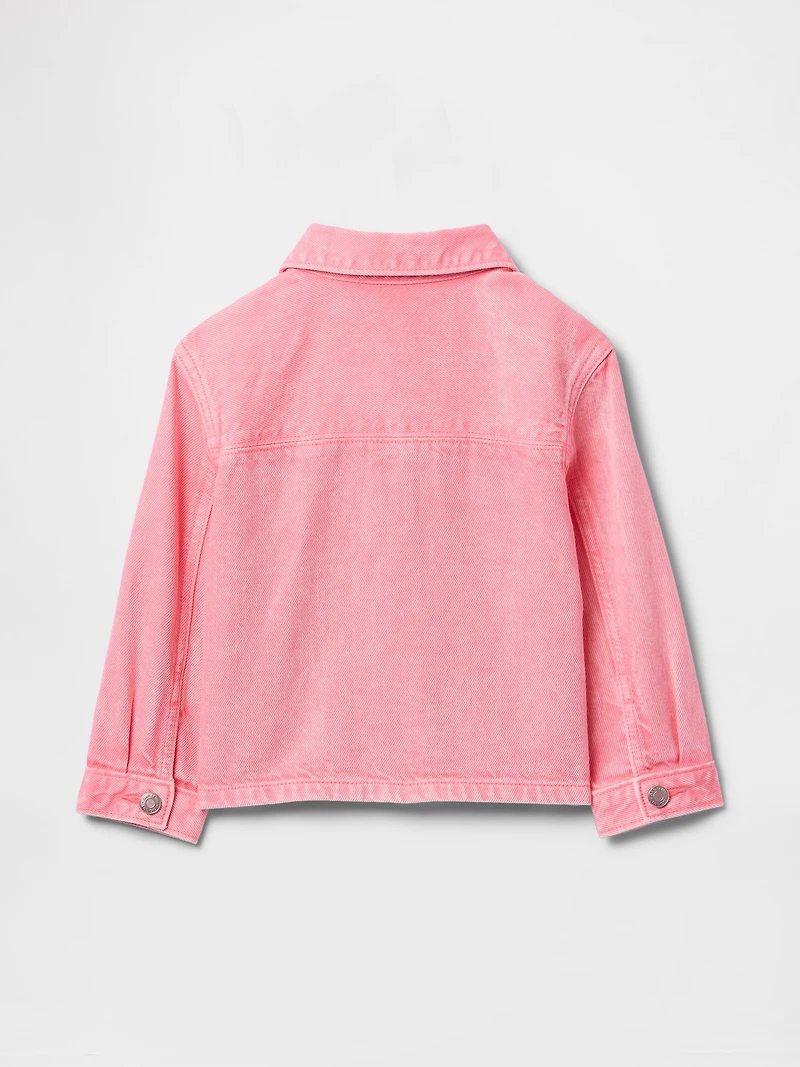 Baby & Toddler UltraSoft Denim Logo Chore Jacket