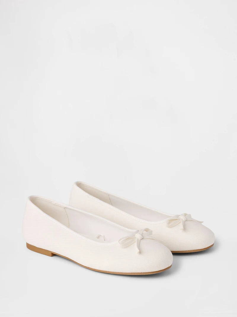 Kids Denim Ballet Flats