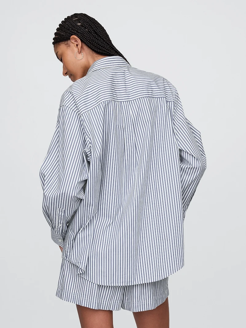 Organic Cotton Poplin Big Shirt