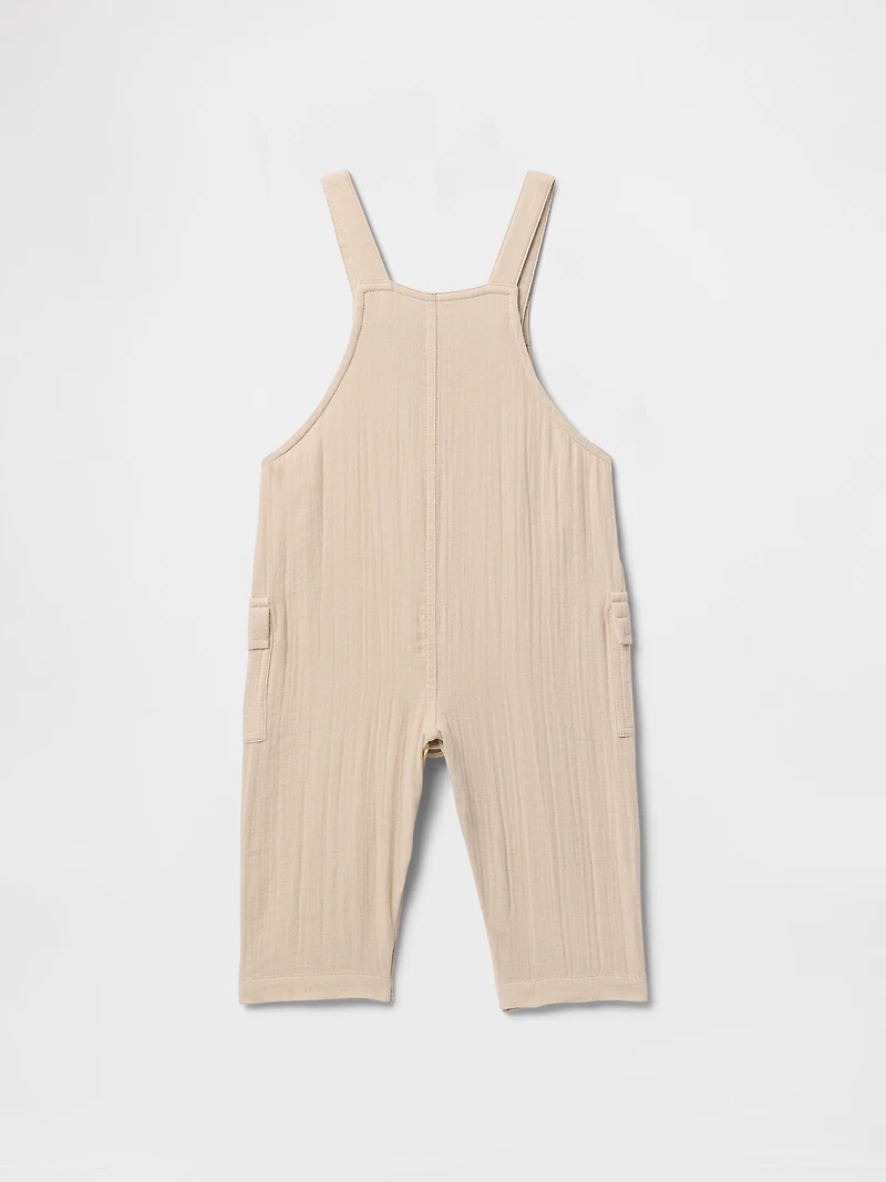 Baby Crinkle Gauze Overalls