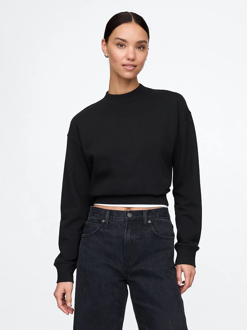 Heavyweight French Terry Crop Sweatshirt