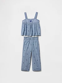 Baby & Toddler Chambray Heart Outfit Set