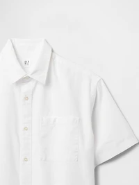 Kids Linen-Cotton Relaxed Shirt