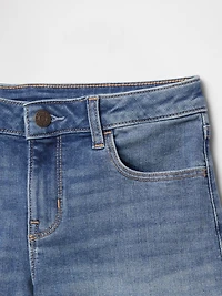 Kids Denim Midi Shorts