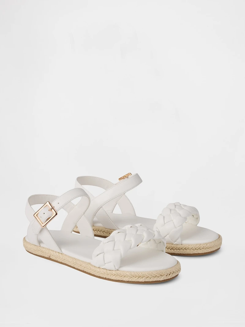 Kids Braided Espadrille Sandals