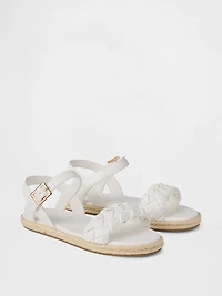 Kids Braided Espadrille Sandals