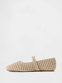 Kids Crochet Mary Jane Flats