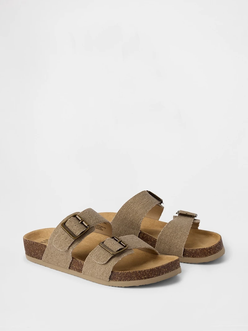 Kids Buckle Cork Sandals