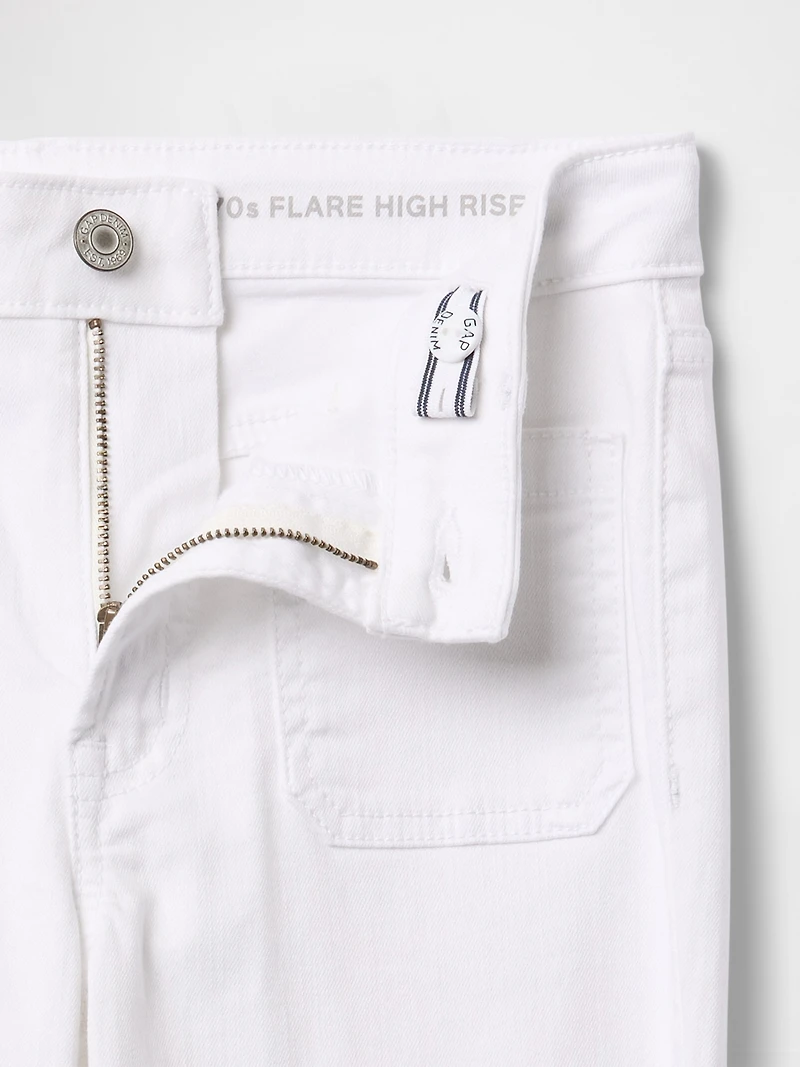 Kids High Rise '70s Flare Jeans