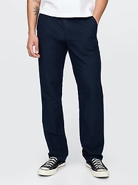 Linen-Cotton Khakis