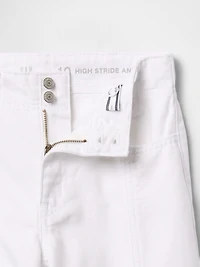 Kids High Rise Stride Wide-Leg Ankle Jeans