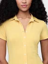 Polo Shirt Mini Dress