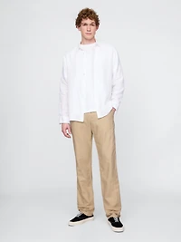 Linen-Cotton Khakis
