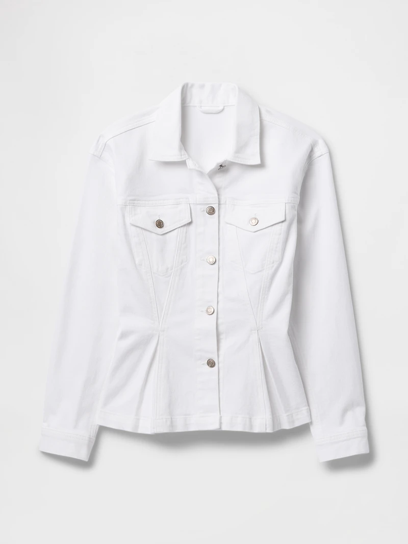 Cinched Denim Jacket
