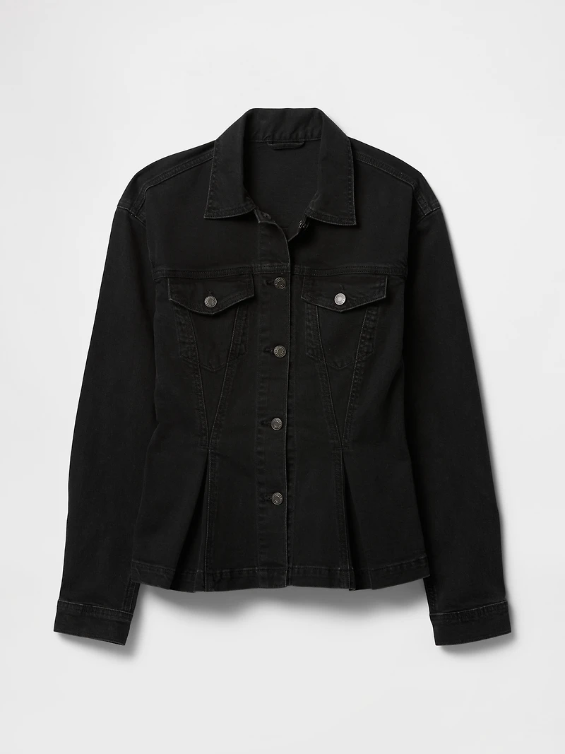 Peplum Denim Jacket