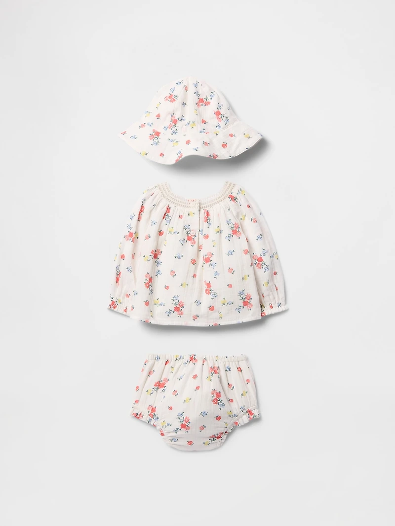 Baby Crinkle Gauze Outfit Set