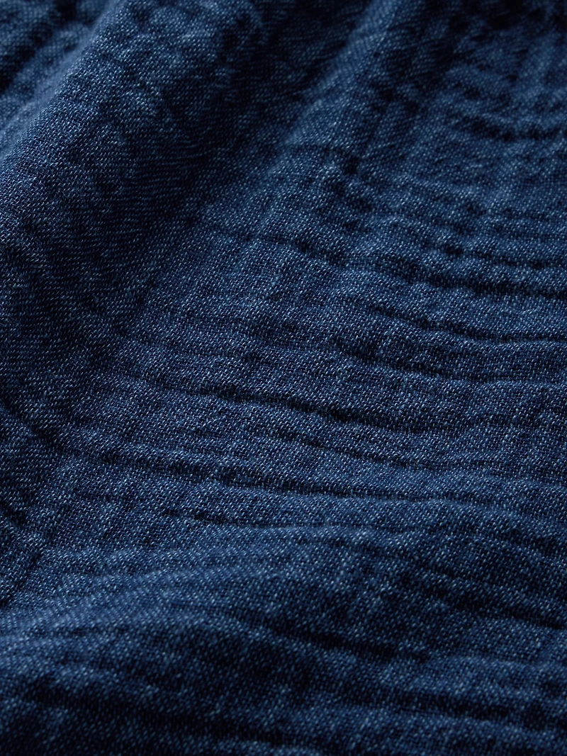 Kids Crinkle Gauze Denim Easy Shorts