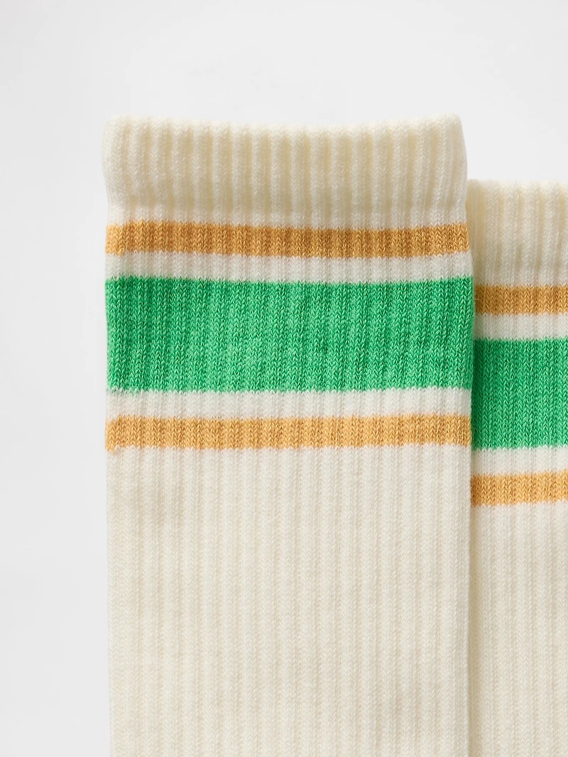 Chunky Rib Crew Socks