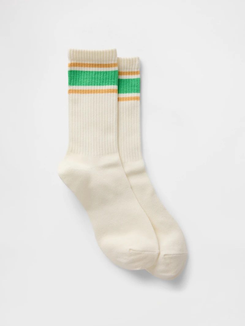 Chunky Rib Crew Socks