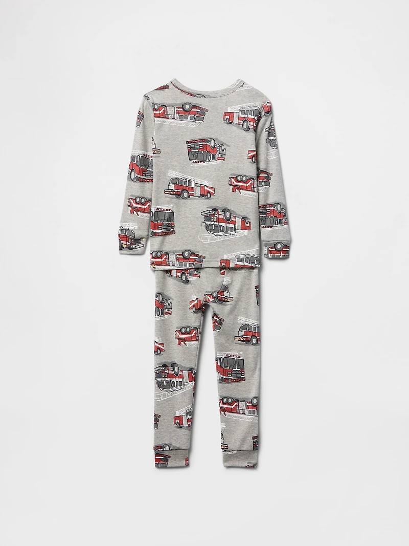 Pyjama en coton biologique brossé pour Bébé et Tout-petit