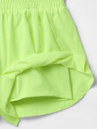 Kids Quick-Dry Butterfly-Hem Run Shorts