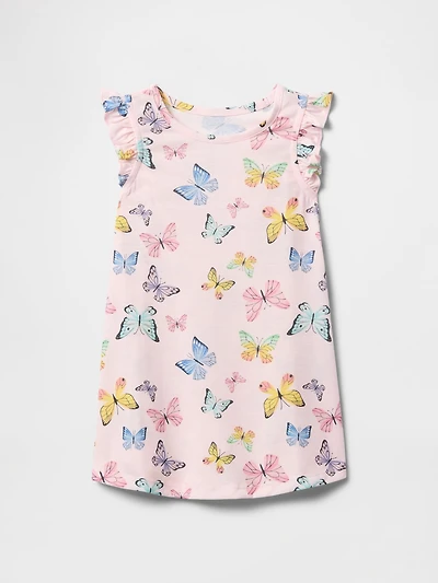 Baby & Toddler Butterfly Recycled PJ Dress